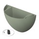 Artiteq 7600.120 Botaniq 1,25L green hanging plant pot for hanging plants on your wall from your picture hanging rail