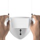 Artiteq 7600.110 Botaniq 1,25L white hanging plant pot to hang plants on your wall from your picture hanging system