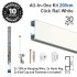 Click Rail White ALL-IN-ONE Kit 200cm