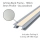 Artiteq Back Frame Profile 8mm Alu Anodised - 100cm