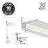 Shadowline Masonry White 250cm - 12.5 mm Plasterboard