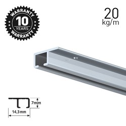 Top Rail Alu 200cm