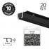 Top Rail Black 200cm KIT