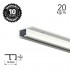 Top Rail White 200cm