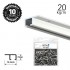 Top Rail White 200cm KIT