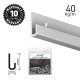 Artiteq Classic Rail+ Alu 200cm KIT