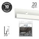 Artiteq Classic Rail White 200cm KIT