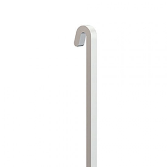 Artiteq Gallery Rod Steel 4 x 4mm U-Top White 200cm - 40kg