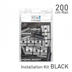 Click Rail Black 200cm KIT