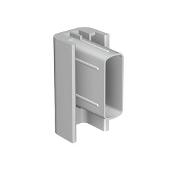 Click Rail End Cap Grey