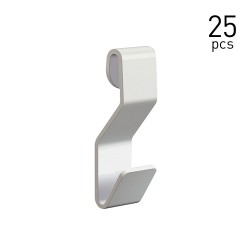 S-Hook White ▪ 20kg - 25pcs
