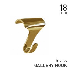 Picture Rail Hook Brass