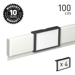 Info Rail 'me' White 100cm