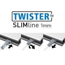 Twister Slimline 1mm Perlon 150cm