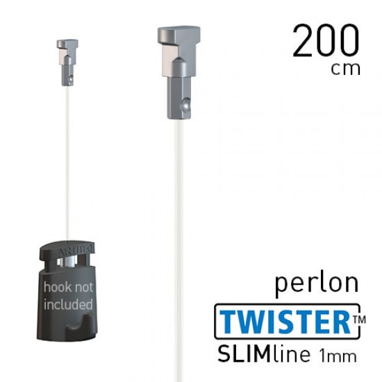 Artiteq Twister Slimline 1mm Perlon 200cm