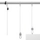 Artiteq Loop Hanger + Steel Cable with Loop Set - 5pcs