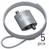 Loop Hanger + Steel Cable with Loop Set - 5pcs