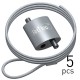 Artiteq Loop Hanger + Steel Cable with Loop Set - 5pcs