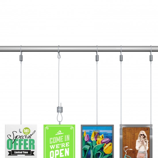 Artiteq Loop Hanger + Steel Cable with Hook Set