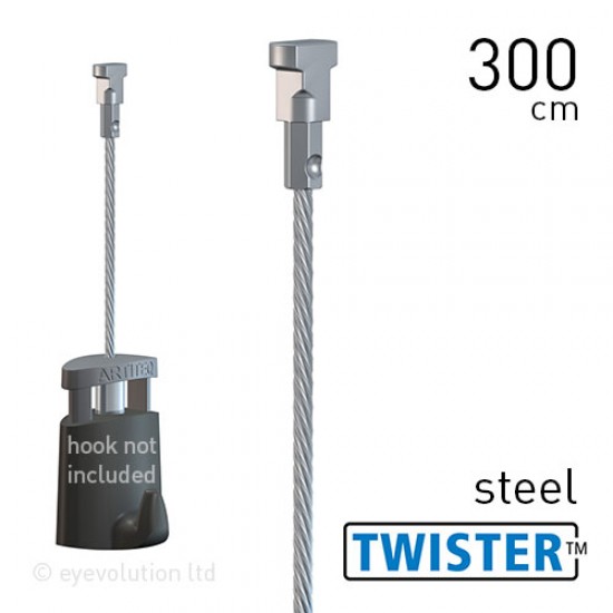 Artiteq Twister 2mm Steel 300cm